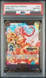 PSA10鑑定済】レベッカ【TR】《黒》※中国語表記 トレジャーレア版OP04