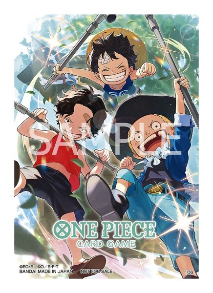 画像1: プロモーションスリーブ2026(エース＆サボ＆ルフィ)10枚入り (1)