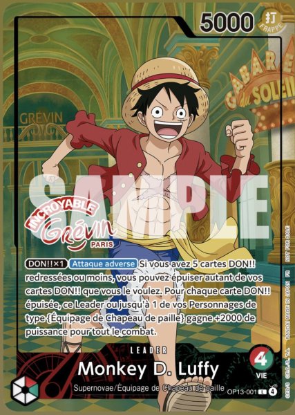 画像1: 〔特価品〕モンキー・D・ルフィ【プロモ】《多色》未開封　※フランス語表記 (1)