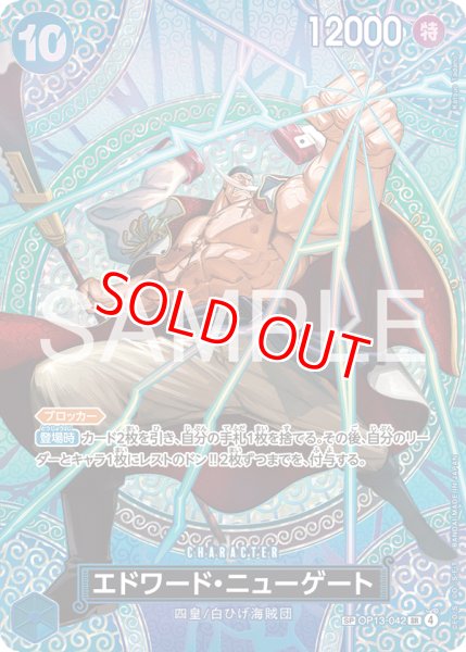 画像1: 〔特価品・状態難〕エドワード・ニューゲート【SPパラレル】《青》 (1)