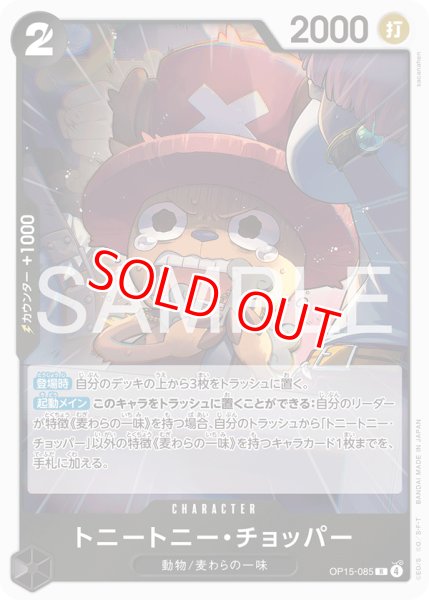画像1: 〔特価品・状態難〕トニートニー・チョッパー【R】《黒》 (1)