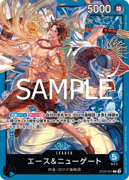 画像1: エース＆ニューゲート【L】《青》 (1)