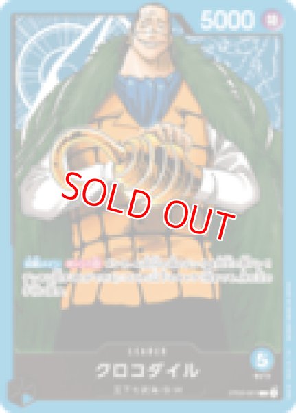 画像1: クロコダイル【L】《青》 (1)