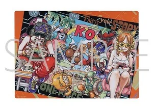 ジャンプフェスタ2025限定プレイマット(ナミ＆ウソップ)※背景漫画