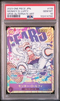 PSA10】モンキー・D・ルフィ L パラレル (OP01-003) - magi通販
