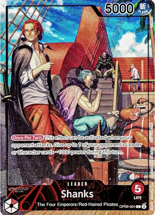 シャンクス【プロモ】《赤》未開封　※英語表記