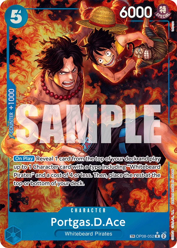 ポートガス・D・エース【TR】《青》※英語表記