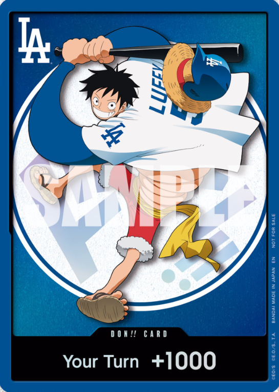 ドジャース ルフィ ルフィ・ドンカード《ドジャース》【プロモドンカード】未開封 ルフィ
